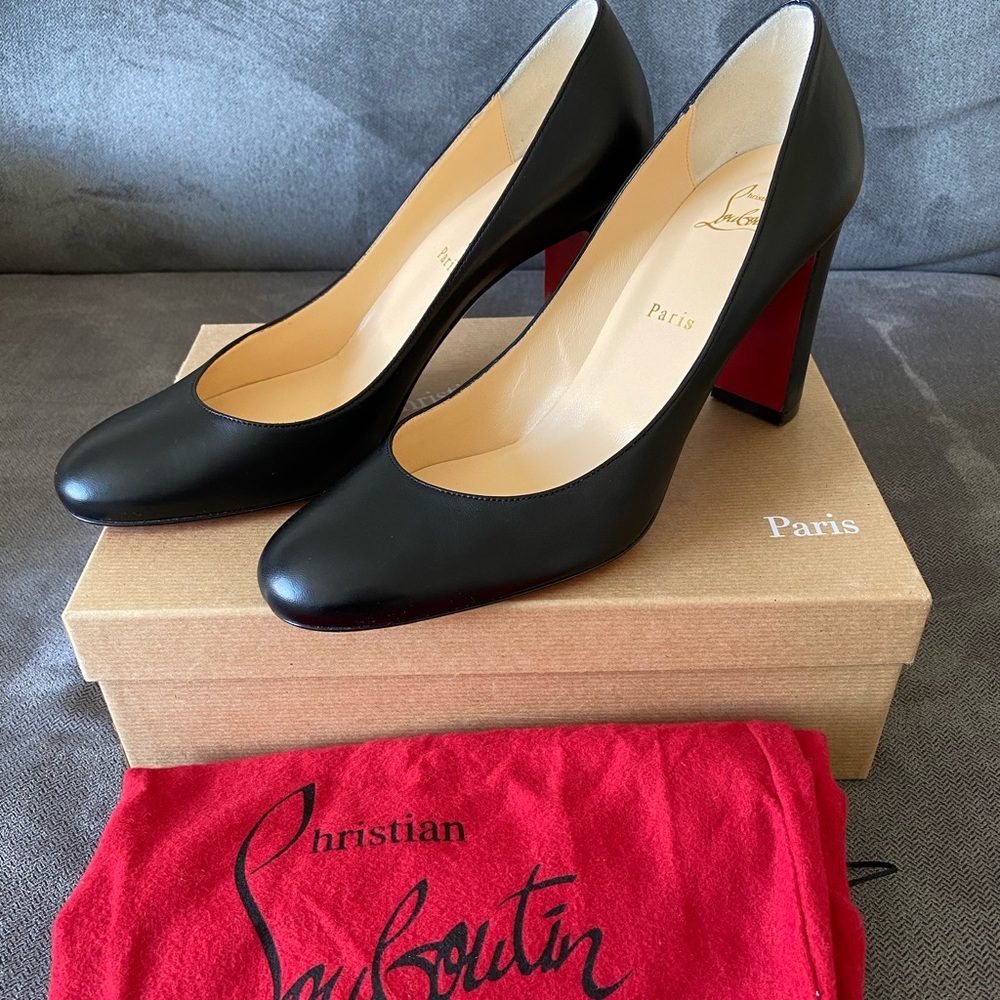 Christian Louboutin Lady Gena Pumps Black 40.5 👠